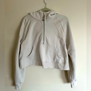 Lululemon Cropped Oversized Half- Zip Scuba Hoodie